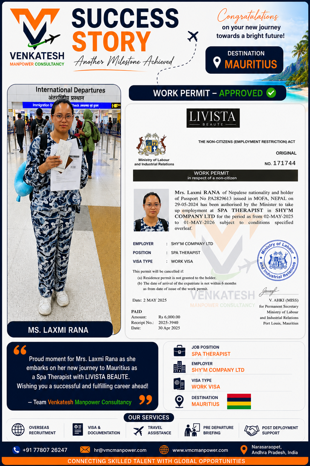 Laxmi Rana-SPA Therapist Mauritius